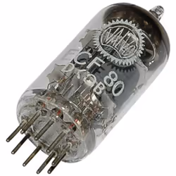 Informations techniques Courant d'anode I(A) : 14 mA, 10 mA Courant de chauffage I(F) : 430 mA Culot : noval Dimensions produ ...