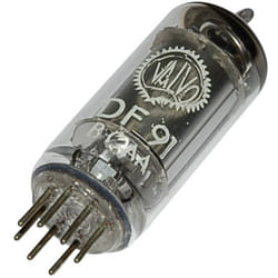 DF 91 = 1 T 4 Tube électronique Pentode 45 V 1.7 mA Nombre de pôles: 7 Culot: miniature Contenu 1 pc(s)