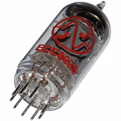 Informations techniques Courant d'anode I(A) : 10.5 mA Courant de chauffage I(F) : 300 mA Culot : noval Dimensions produit, h ...