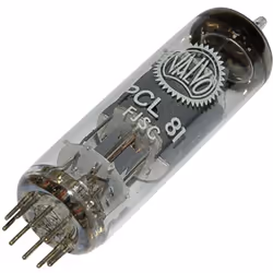 Informations techniques Courant d'anode I(A) : 1.3 mA, 30 mA Courant de chauffage I(F) : 300 mA Culot : noval Dimensions prod ...