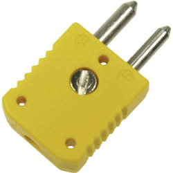 Connecteur mâle Standard Type K Nicr-Ni B+B Thermo-Technik 2200004