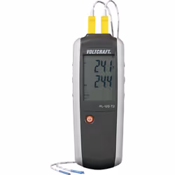 Informations techniques Plage de mesure capteur de température : Type K : -200 à +1372°C / type J : -210 à +1100°C Informatio ...