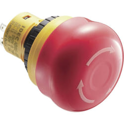 Arrêt d'urgence Idec AB6E-3BV02PRM 250 v/ac 3 a 2 nf (r) IP65 1 pc(s)