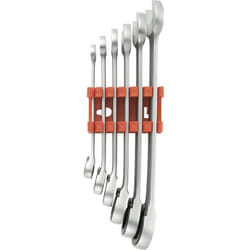 Toolcraft - Jeu de clés mixtes à cliquet 824124 6 pièces 8 - 19 mm