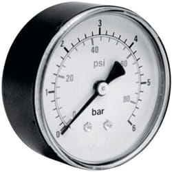 ICH - Manomètre 306.63.-1 Raccordement (manomètre) à l'arrière -1 à 0 bar Filetage extérieur 1/4 1 pc(s)
