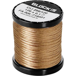 Fil de cuivre émaillé - BLOCK - Diamètre 0.10 mm - Longueur 24 m - Poids 0.20 kg