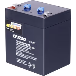 Conrad 250914, Sealed Lead Acid (VRLA), 12 V, 1 pièce(s), Noir, 5000 mAh, 1,9 kg