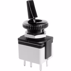 Informations techniques Connexion (composants) : cosses plates 2.8 mm Couleur boîtier/bouton : noir Courant de commutation (m ...