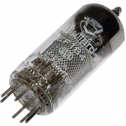 Informations techniques Courant d'anode I(A) : 10 mA Courant de chauffage I(F) : 300 mA Culot : noval Dimensions produit, hau ...