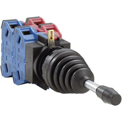 Interrupteur joystick Idec HW1M-2222-F22N9 240 V/AC levier métallique droit borne à enficher 1 pc(s) D71314