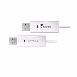 j5create JUC100 câble USB 1,2 m USB 2.0 USB A Blanc