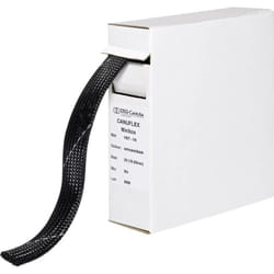 Dsg Canusa - Gaine tressée 8694010951 noir polyester 10 à 15 mm 10 m