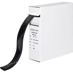 Gaine tressée Dsg Canusa 8694008952 noir pbt 7 à 13 mm 10 m S16208