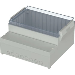 Boîtier mural Bopla reglocard rcp 3500 41350109 gris clair 296 x 281 x 158 abs, Polycarbonate 1 pc(s) S23911