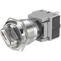 Conrad - tru components 704315 LAS1-BGQ-11X/21 Commutateur rotatif antivandalisme 250 v/ac 5 a Positions de commutation 2 1 x 90