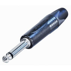Jack 6.35 mm mâle, droit Neutrik NP2X-BAG-CON Nombre de pôles: 2 mono noir 1 pc(s)