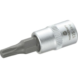 Toolcraft - Douille-embout torx® intérieur t 25 Longueur: 37 mm 816083 Propulseur: 1/4' (6.3 mm) 1 pc(s) C98762