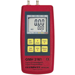 Greisinger - gmh 3161-01 Appareil de mesure de la pression pression atmosphérique, gaz non agressifs, gaz corrosifs -0.001 - 0.025 bar Q53630