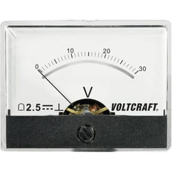 Voltcraft - AM-60X46/30V/DC AM-60X46/30V/DC Appareil de mesure à encastrer AM-60X46/60V/DC 30 v Bobine