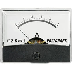 Voltcraft - AM-60X46/5A/DC AM-60X46/5A/DC Appareil de mesure à encastrer AM-60X46/5A/DC 5 a Bobine