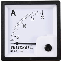 Voltcraft - AM-72X72/15A AM-72X72/15A Appareil de mesure encastrable analogique AM-72X72/15A 15 a Ferromagnétique