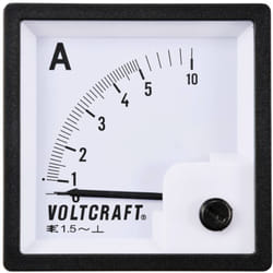 Voltcraft - AM-72X72/5A AM-72X72/5A Appareil de mesure encastrable analogique AM-72X72/5A 5 a Ferromagnétique
