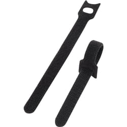 Basetech - STD-150 Collier de serrage auto-agrippant pour grouper partie velours et partie agrippante (l x l) 150 mm x 13 mm noir 10 pc(s) W35866