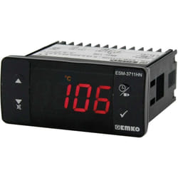 Emko - ESM-3711-HN.5.12.0.1/00.00/1.2.0.0 2 points de réglage Régulateur de température ptc -50 à 130 °c Relais 16 a (l x l x h) 65 x 76 x 35 mm