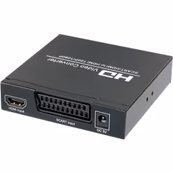 Convertisseur SpeaKa Professional AV SP-HD/SC-01 [péritel - HDMI Jack Cinch-RCA numérique] 1920 x 1080 Pixel