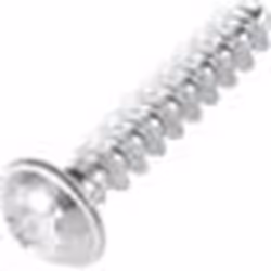 TOOLCRAFT 88202 Vis autotaraudeuse pour plastique 2.2 mm 6 mm profil Torx acier galvanisé 100 pc(s)