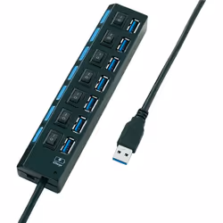 Conrad 393539, USB 3.2 Gen 1 (3.1 Gen 1) Type-A, USB 3.2 Gen 1 (3.1 Gen 1) Type-A, Noir, USB, 37 mm, 166 mm