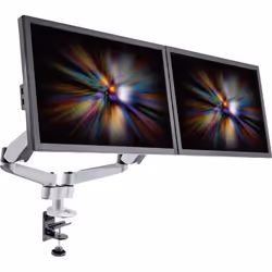 SpeaKa Professional SP-1624800 support d'écran plat pour bureau 68,6 cm (27") Noir, Argent - Vue supplémentaire 2