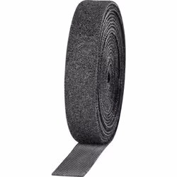 Toolcraft KL16X3000C, Velcro, Noir, 16 mm, 3000 mm, 3 m, 2 pièce(s)