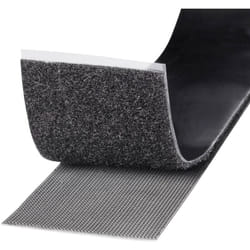 Toolcraft - Bande auto-agrippante KL50X1000C partie velours et partie agrippante, extra-fort (l x l) 1000 mm x 50 mm noir