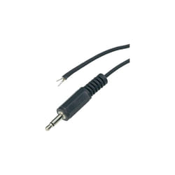 Voltcraft - jack 3.5 mm 93025C205 mâle droit nombre de pôles: 2 mono noir 1 pc(s)