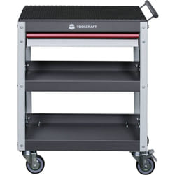 Toolcraft - 553942 Chariot de service Couleur: gris, gris clair, rouge