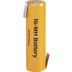 Panasonic - aa 1580 lf-z Pile rechargeable spéciale LR6 (aa) cosses à souder en z NiMH 1.2 v 1500 mAh