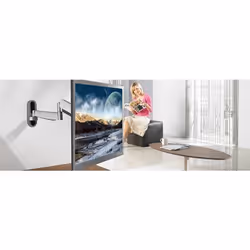 SpeaKa Pro SP-2518260 support pour téléviseur 47" Noir, Argent