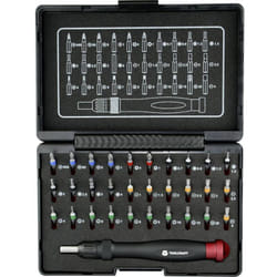 Toolcraft - 809204 Jeu d'embouts 31 pièces vis à fente, cruciforme Phillips, vis Pozidriv, 6 pans intérieurs, torx® intér