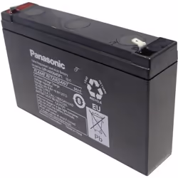Batterie Plomb (AGM) 6 V 7.5 Ah Panasonic Blei 6V 75Ah