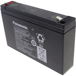 Batterie Plomb (AGM) 6 V 7.5 Ah Panasonic Blei 6V 75Ah