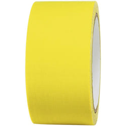 Toolcraft - Ruban adhésif toilé 80FL5025EC 80FL5025EC jaune fluorescent (l x l) 25 m x 50 mm adhésif thermofusible 1 pc(s