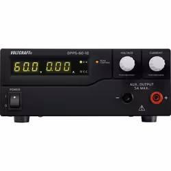 enquête 1 x Sortie 1 - 60 V/DC / 0 - 10 A Puissance (détails) 600 W Ondulation résiduelle (détails) 5 mV Modèle (général): Bu ...