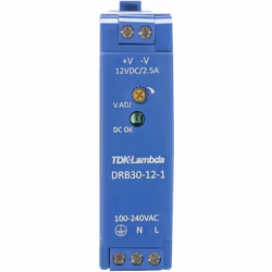 enquête 12 V/DC / 2.5 A Puissance de 30 W Entrée monophasée Plage de tension d'entrée 85 - 264 V/AC Raccordement (composants) ...