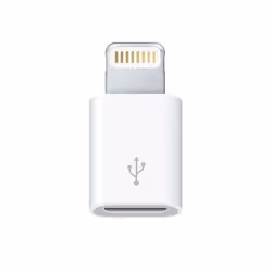 Apple MD820ZM/A, Lightning, Micro-USB, Blanc