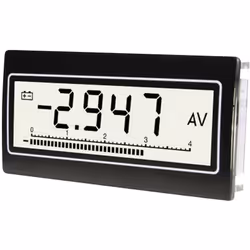 enquête Angle de lecture LCD de devant et d'en haut Voltmètre-ampèremètre à mesure directe pour AC ou DC Plage de mesure : 0, ...