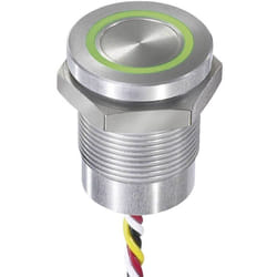 APEM CPB2210000NGSC CPB2210000NGSC Interrupteur sensitif 12 V 0.2 A à accrochage vert, rouge IP68, IP69K 1 pc(s)