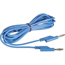 MS5/BL Cordon de mesure Banane mâle 4 mm Banane mâle 4 mm 5.00 m bleu 1 pc(s) - Voltcraft