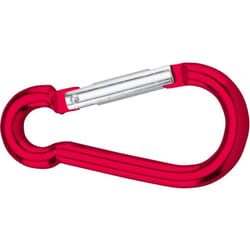 Dörner+helmer - Mousqueton en aluminium anodisé rouge 4815724
