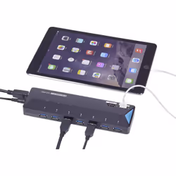 Renkforce RF-3806034 hub & concentrateur USB 3.2 Gen 1 (3.1 Gen 1) Type-B 5000 Mbit/s Noir